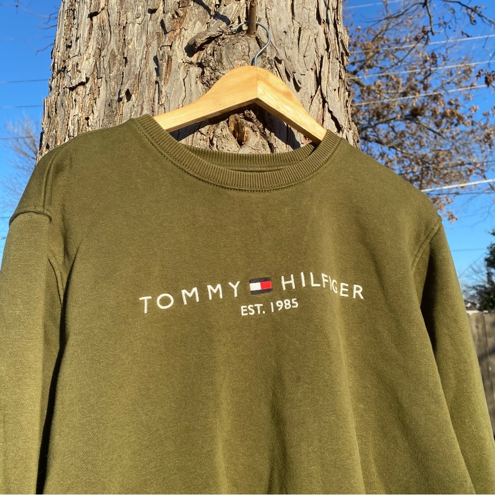 Tommy Hilfiger Olive Green Sweatshirt